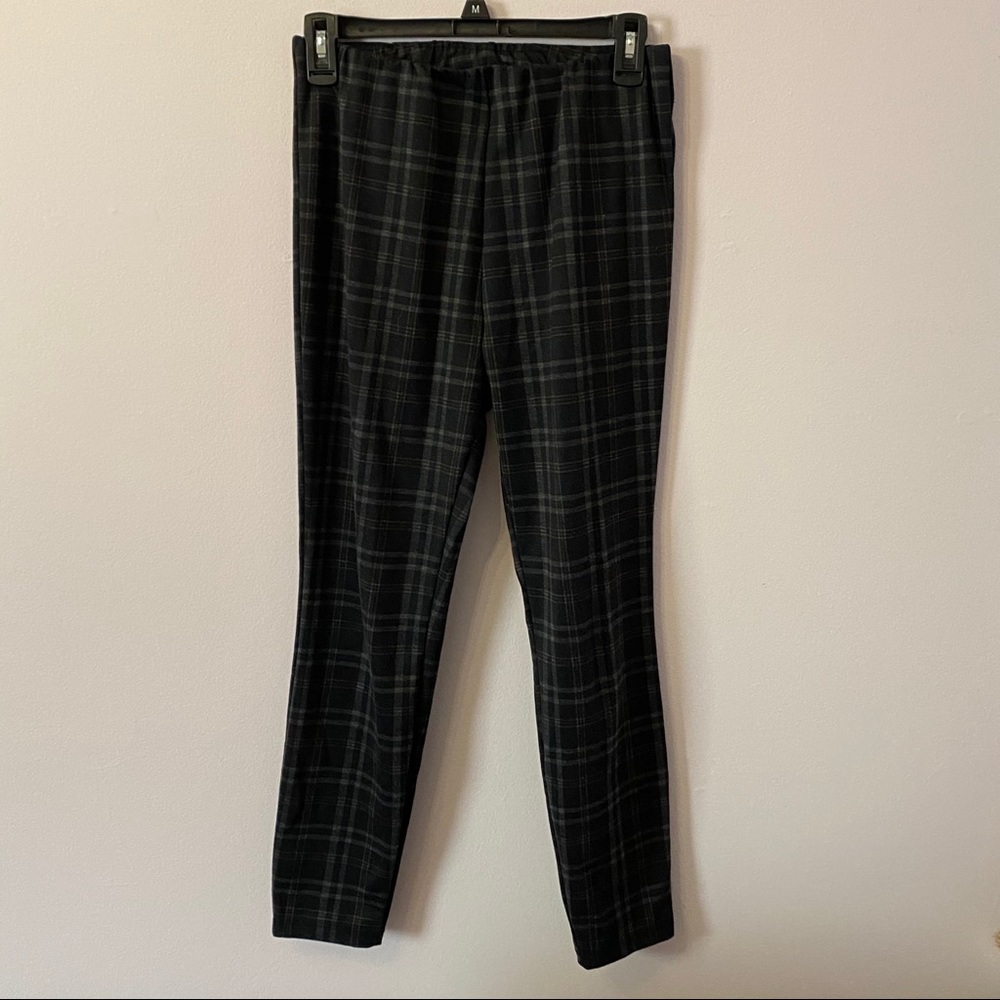 plaid ankle pants